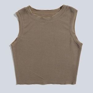Solid crop top